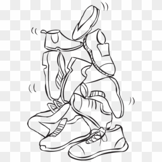 Drawing Form School Shoe - Shoes Stacked On Top Of Each Other Drawing Clipart