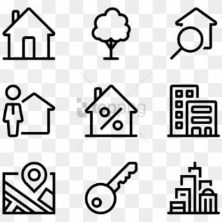 Free Png Real Estate Icons - Free Fitness Icon Clipart
