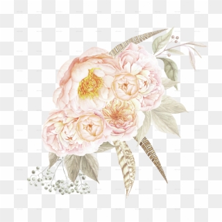 3067 X 3320 30 0 - Vintage Floral Bouquet Png Clipart