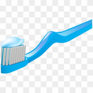Toothbrush With Toothpaste Png Clipart