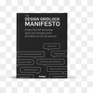 The Design Gridlock Manifesto - Poster Clipart