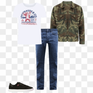 Trucker Jacket - Military Uniform Clipart