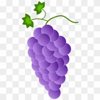 Black And White - Purple Grape's Clipart