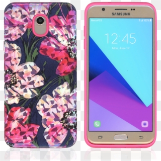 Samsung Galaxy J7 Mm Fancy Design Pink Flower - Smartphone Clipart