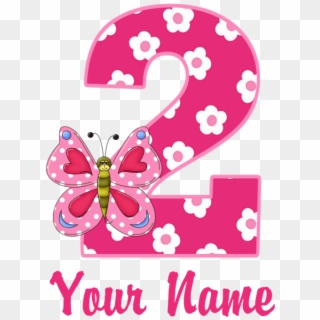 2nd Birthday Png - Pink 1st Birthday Png Clipart