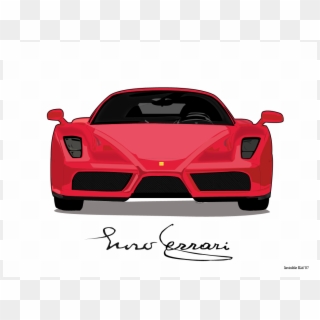 Ferrari Vector Png - Enzo Ferrari Clipart