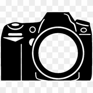 Lens Drawing Clipart - Dslr Camera Png Logo Transparent Png