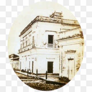 Building In Asuncion Where Caxias Stayed - House Clipart