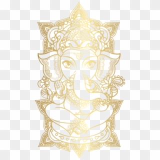 Free Png Download Gold Ganesha Clipart Png Photo Png - Ganesha Vector Transparent Png