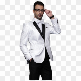 Clothes Transparent Male - White Suit Men Black Pant Clipart