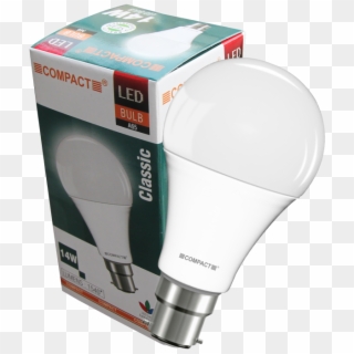 14w Classic Led Bulb B22 - Compact Fluorescent Lamp Clipart