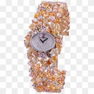 Fancy Diamond Ladies' Watch - Analog Watch Clipart