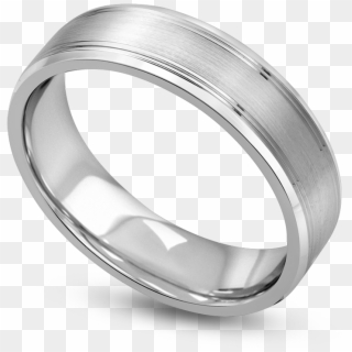 Standard View Of Wbfz21 In White Metal - Titanium Ring Clipart
