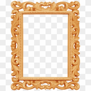 B *✿* Gold Picture Frames, Ornaments Design, Wedding - Fancy White Photo Frames Clipart