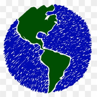 Globe Drawing Earth - Drawing Clipart