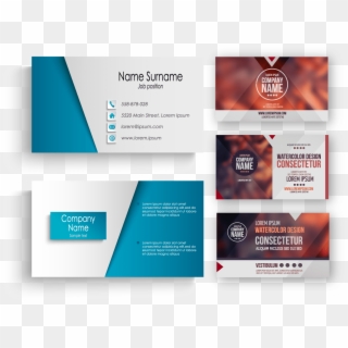 Business Card Design - Advertising Agency Visiting Cards Clipart