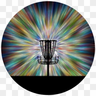 Disc Golf Basket Silhouette By Phil - Disc Golf Clipart