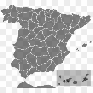 Map Of Spain Png - Free Vector Spain Map Clipart