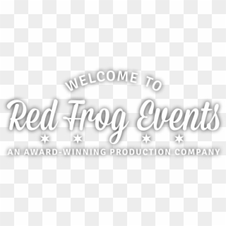 Welcome To Redfrogevents - Calligraphy Clipart