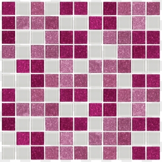 Pink Glitter Tile Fit=1420,1422 - Pink Shades Mosaic Tiles Png Clipart