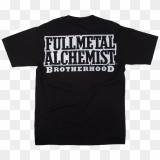 Full Metal Alchemist Brothers Black Tee - T-shirt Clipart