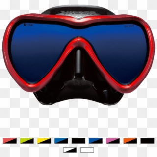 Gull Vader Amber Lens Mask From Japan - Diving Mask Clipart