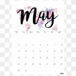 Cute Tumblr Wallpaper, Cute Wallpapers, May 2018 Calendar, - Fondos De Pantalla De Los Meses Del Año Clipart