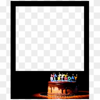 Happy Birthday Frame Png - Happy Birthday Moldura Png Clipart