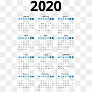 2020 Calendar Png Image - 2014 Calendar Year Clipart