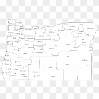 Office Locations - Oregon County Map Clipart