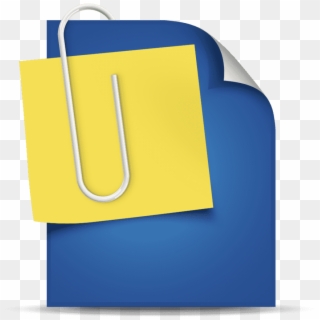 Thumb - Attachment Document Icon Png Clipart