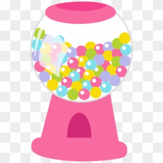 Clip Art Royalty Free Library Candyland Candy Clipart - Pink Gumball Machine Clipart - Png Download