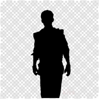 Man In Suit Silhouette Png - Gym Icon Transparent Background Clipart