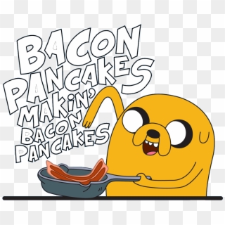 Adventure Time Clipart Family Adventure - Jake The Dog Bacon Pancakes - Png Download