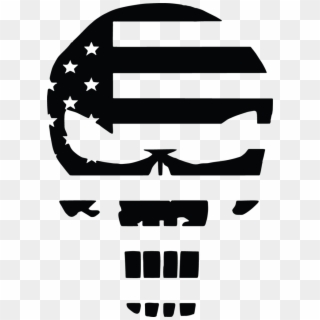 Excelent Punisher Search Result - Military Black And White American Flag Clipart