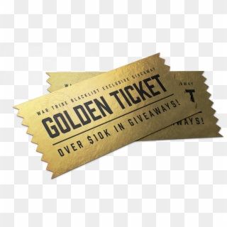 Golden Ticket Png - Label Clipart