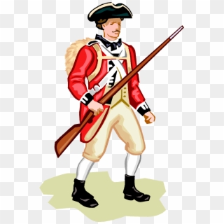 American Revolutionary War Red Coat United States United - British Soldier American Revolution Clipart - Png Download
