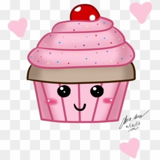 Cupcake Clipart Kawaii - Imagenes De Cosas Lindas Animados - Png Download