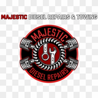 Majestic Diesel Repairs Diesel Repair Tire Repair Truck - Built Not Bought Clipart