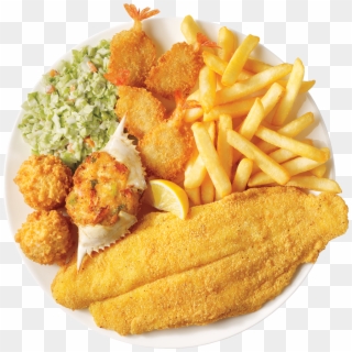Fried Whitefish Dinner Png - Captain D's Fish Shrimp And Crab Meal Clipart