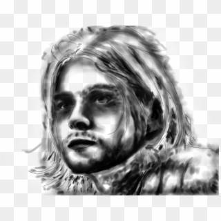 Kurt Cobain - Sketch Clipart