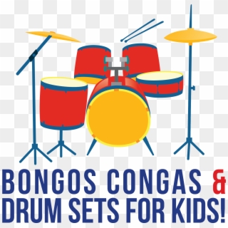 Baby Roll Drum Instruments Kids Set Children - Drums Clipart