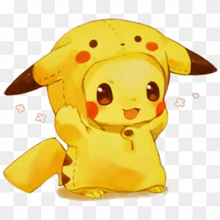 Tumblr Cute Kawaii Pikachu Sticker Tumblr Png Transparent - Pikachu Cute Clipart