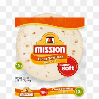 Soft Taco Flour Tortillas - Mission Tortilla Clipart