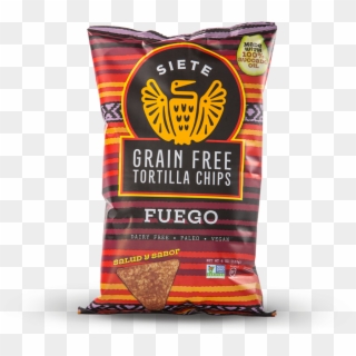 Fuego Grain Free Tortilla Chips - Siete Fuego Chips Clipart