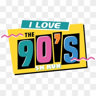 90s 5k Logo No Squiggle Clipart