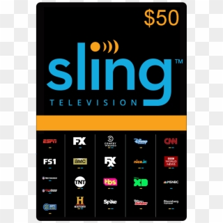 Sling Tv Logo Png - Sling Tv Card Clipart