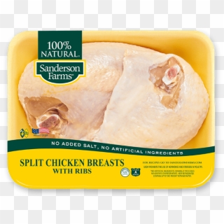 Split Chicken Breasts - Sanderson Farms Chicken Wings Clipart