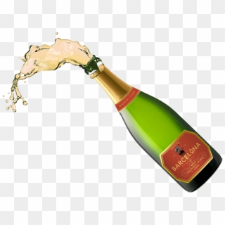 Champagne Splash Png Svg Library - Wine Bottle Splash Png Clipart
