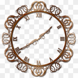 Oval Clipart Clock - Clock - Png Download